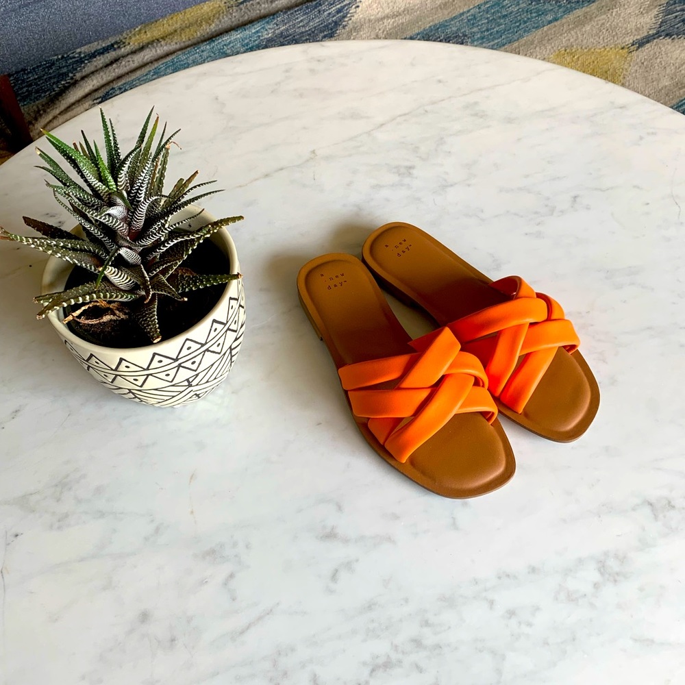 A New Day Orange Sandals
